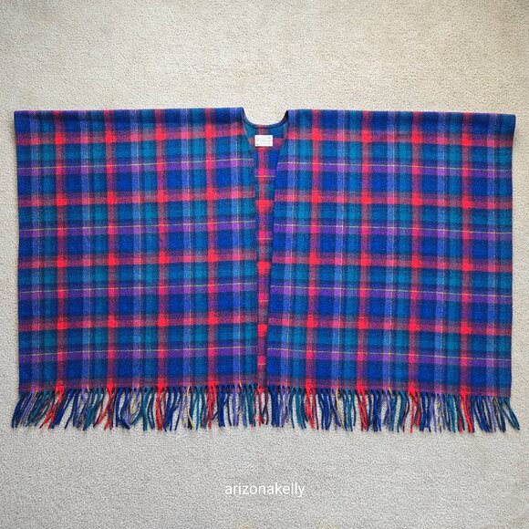 Pendleton Accessories - Vintage Pendleton WOOL Wrap Colorful Plaid Thick Excellent Condition